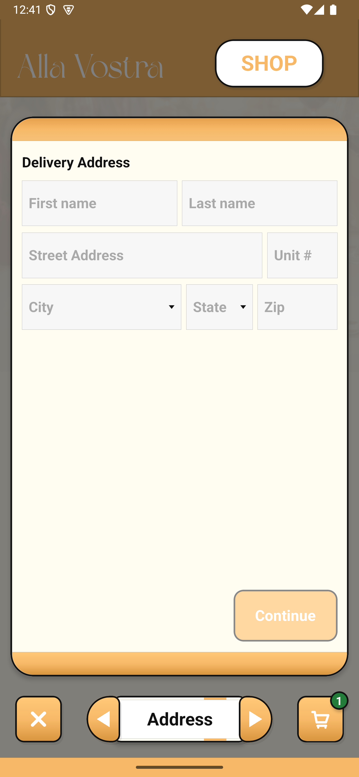 Address Large