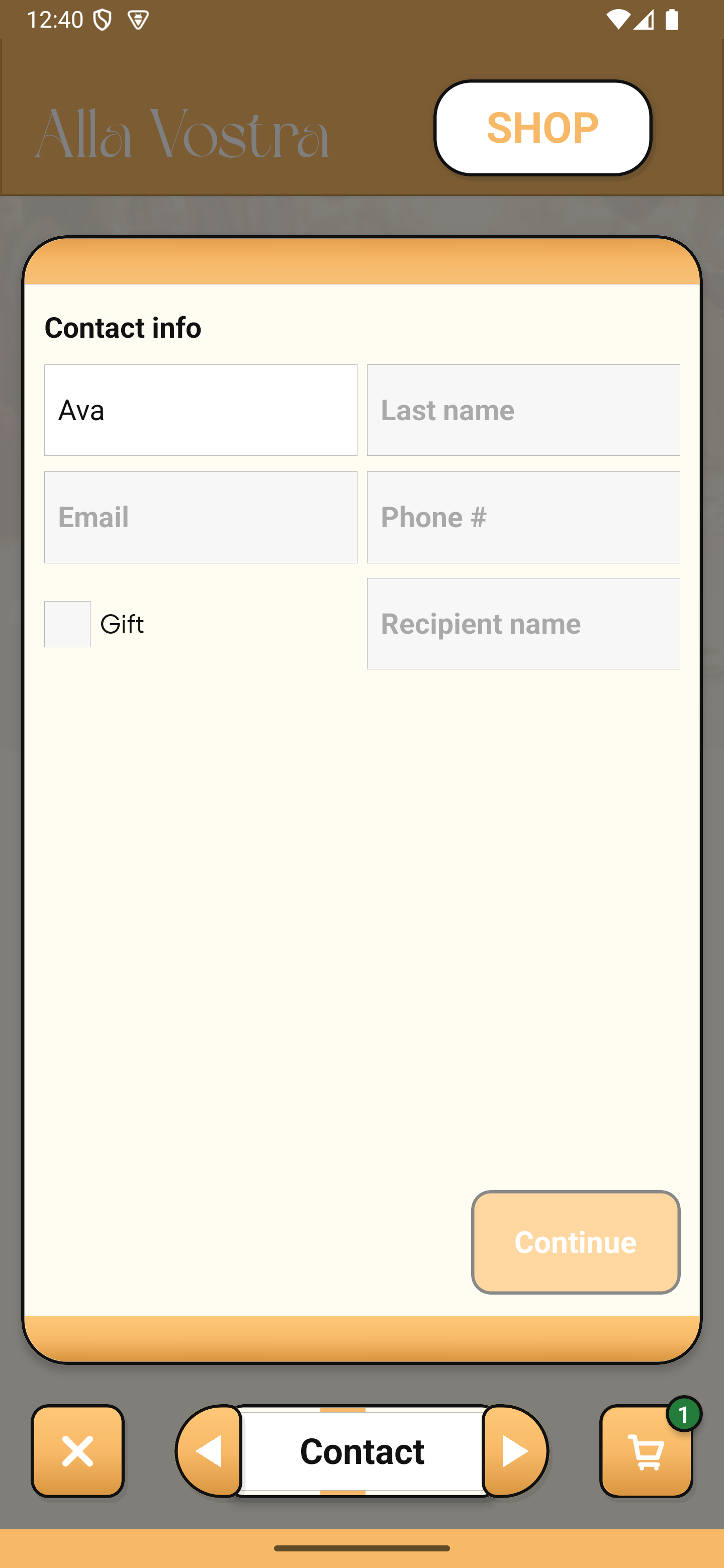 Contact Large