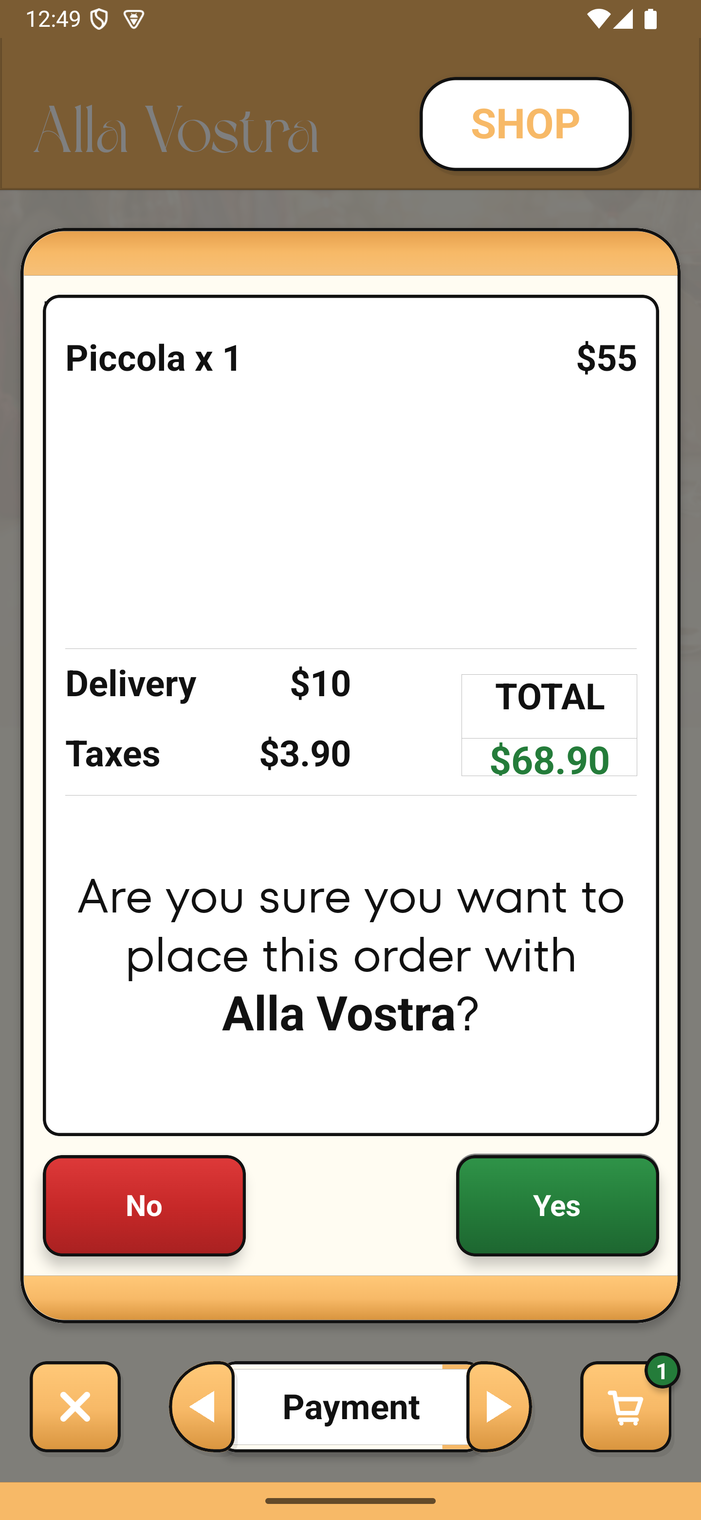 Order Confirmation Large